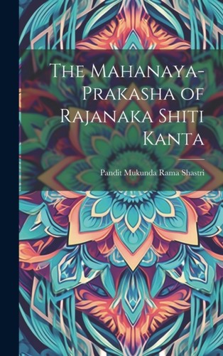Shastri mahanaya prakasha of - shastri,